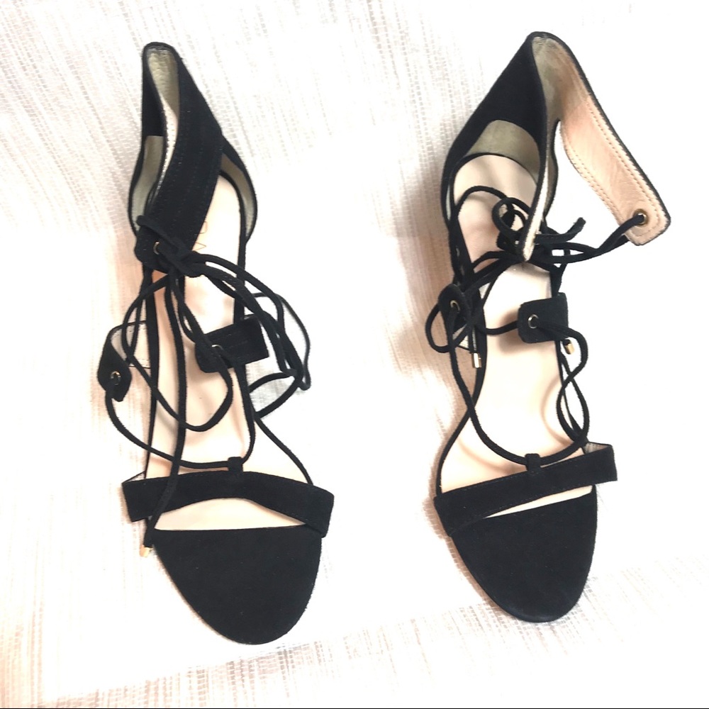 RAYE BYRON Suede HEEL IN BLACK - Picture 3 of 4